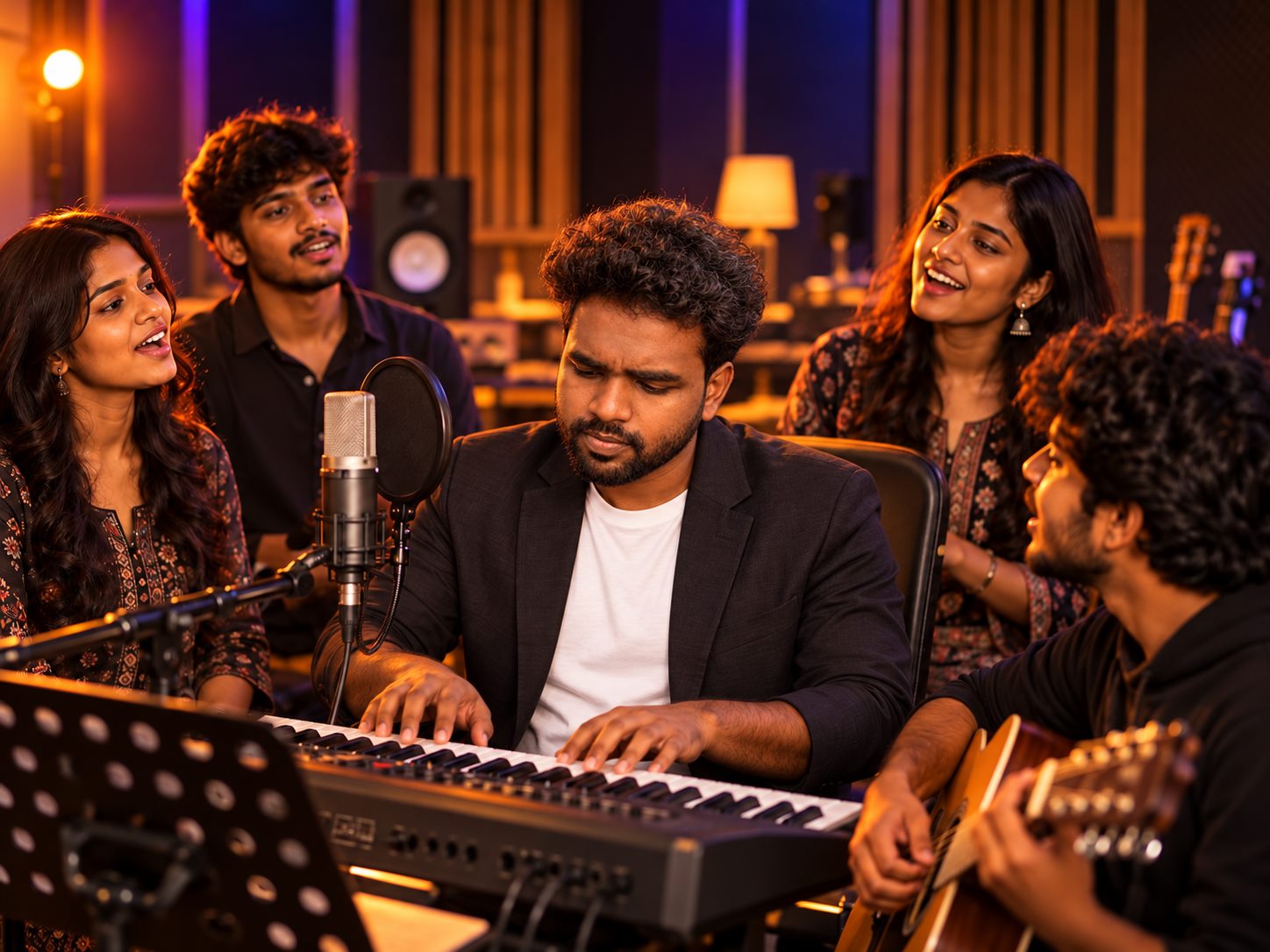 Singing training session at Joy Musical Academy